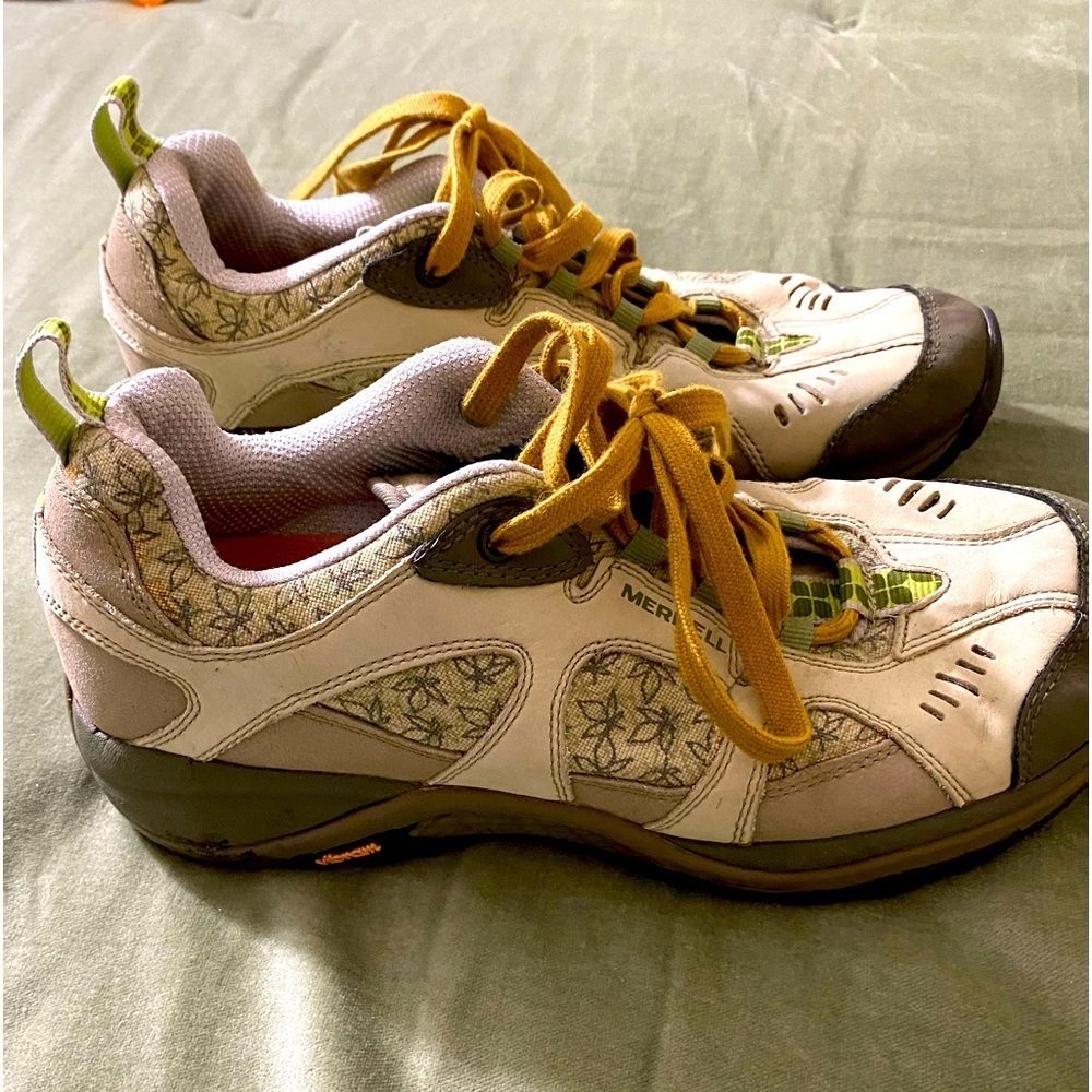 Merrell siren nitro olive/lime shoes sneakers Sz US 9